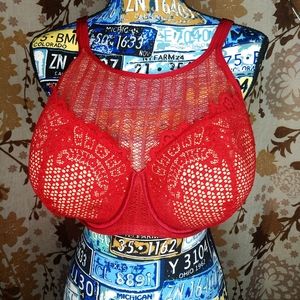 Cacique Red Bra